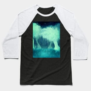 Glowing Forest Baseball T-Shirt